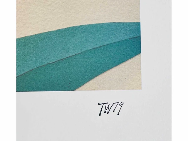 Tom wesselmann (cincinnati 1931-2004) lage instel - met certificaat - afbeelding 2 van  8