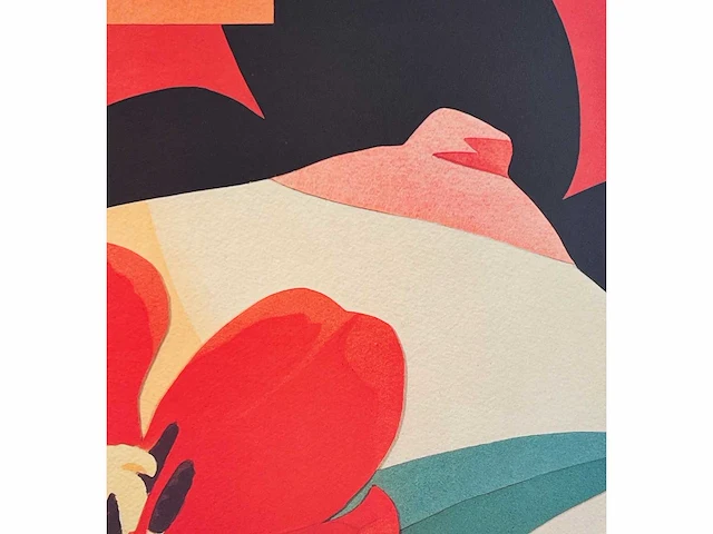 Tom wesselmann (cincinnati 1931-2004) lage instel - met certificaat - afbeelding 3 van  8