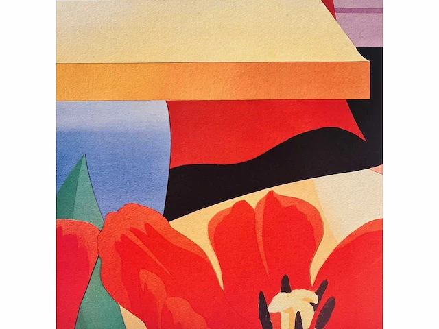 Tom wesselmann (cincinnati 1931-2004) lage instel - met certificaat - afbeelding 5 van  8