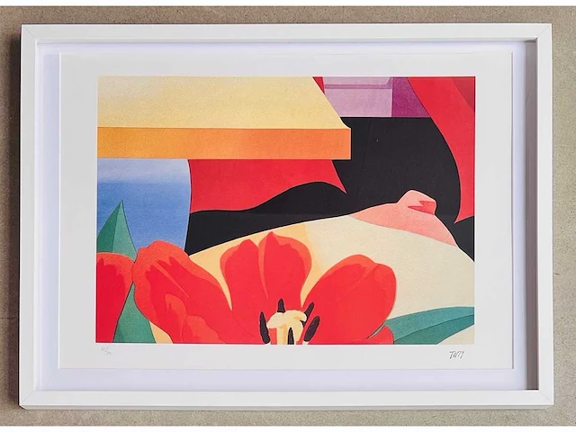 Tom wesselmann (cincinnati 1931-2004) lage instel - met certificaat - afbeelding 8 van  8