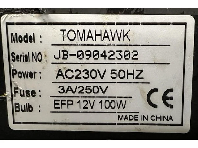 Tomahawk lichteffect jb systems - afbeelding 4 van  7