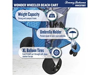 Tommy bahama xl wonder wheeler deluxe opvouwbare strandkar - 45 l koeler, 4 stoelen - afbeelding 5 van  8