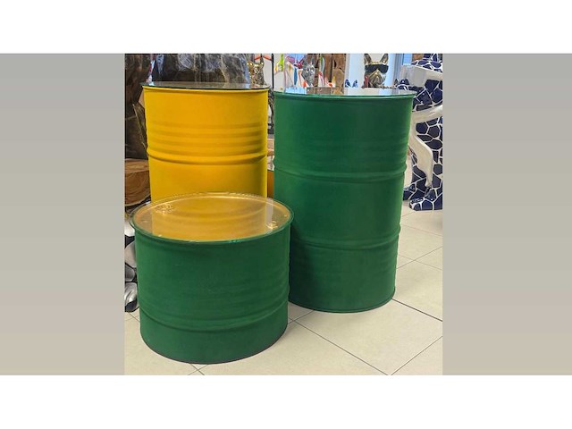 Ton in velours / fluweel 2 hoogtes green - afbeelding 1 van  1