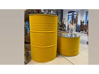 Ton in velours / fluweel 2 hoogtes yellow - afbeelding 1 van  1