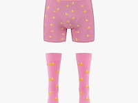 Ton sur ton - boxershort + kousen - bananas - afbeelding 1 van  5