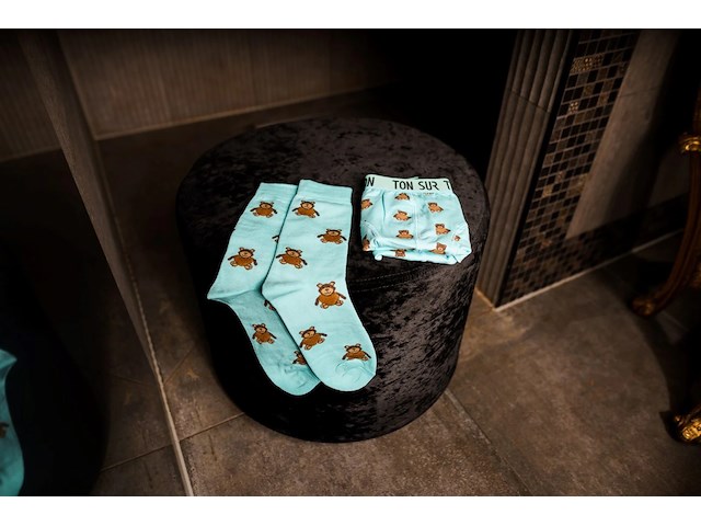 Ton sur ton - boxershort + kousen - theodore - afbeelding 5 van  5