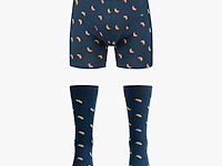 Ton sur ton - boxershort + kousen - viennoiserie - afbeelding 1 van  5