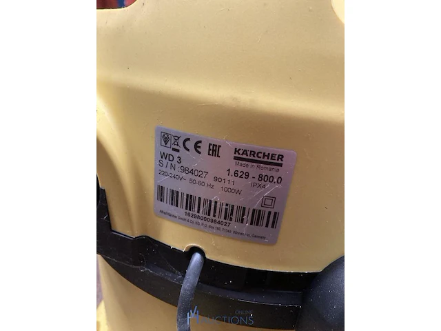 Tonstofzuiger karcher - afbeelding 3 van  3