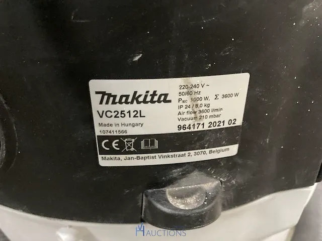 Tonstofzuiger makita - afbeelding 4 van  4