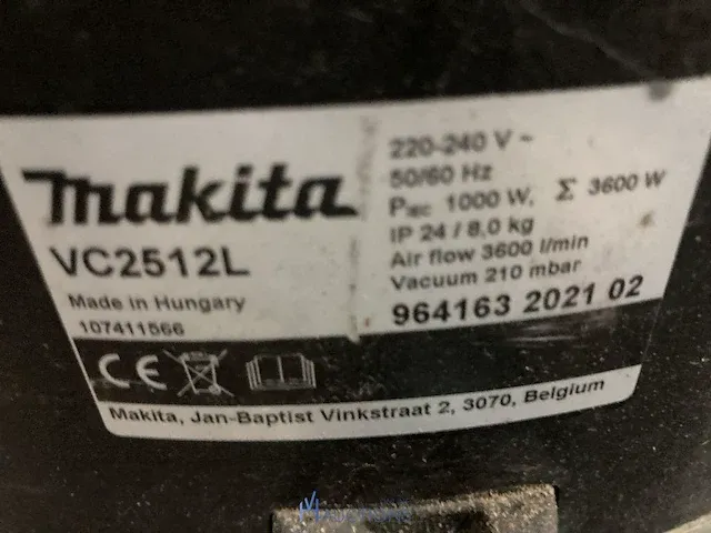 Tonstofzuiger makita - afbeelding 4 van  4