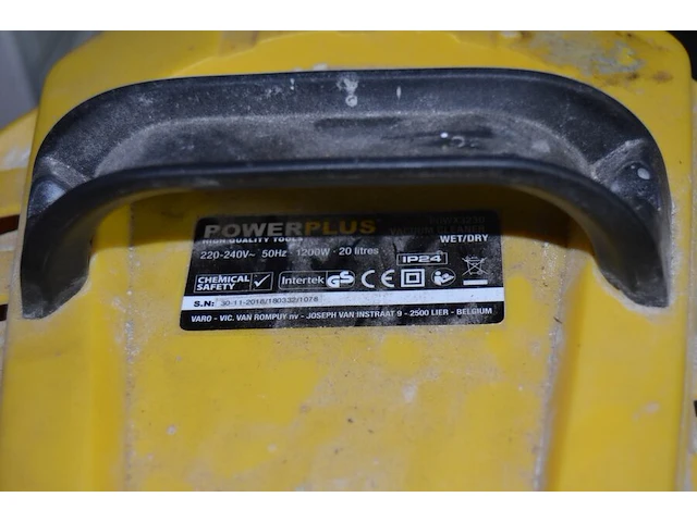 Tonstofzuiger powerplus powx3230, tonstofzuiger karcher a2604, tonstofzuiger gamma 534707 - afbeelding 4 van  9