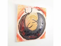 Tony s- spanje - handgemaakt - 1/1 kunstwerk - "toro 2" - 100x100cm - uitzonderlijk - afbeelding 3 van  3