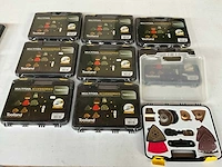 Toolland tm83000 set multitool accessoires in koffer (9x) - afbeelding 1 van  4