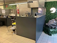 Toonbank + achterwand vv spoelbak - afbeelding 6 van  8