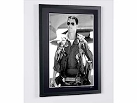 Top gun (1986) - tom cruise (lt. pete "maverick" . - fine art fotografie - luxe houten lijst 70x50 cm - gelimiteerde oplage van 30 stuks - afbeelding 3 van  7
