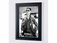 Top gun (1986) - tom cruise (lt. pete "maverick" . - fine art fotografie - luxe houten lijst 70x50 cm - gelimiteerde oplage van 30 stuks - afbeelding 4 van  7