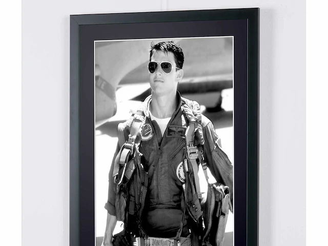 Top gun (1986) - tom cruise (lt. pete "maverick" . - fine art fotografie - luxe houten lijst 70x50 cm - gelimiteerde oplage van 30 stuks - afbeelding 5 van  7