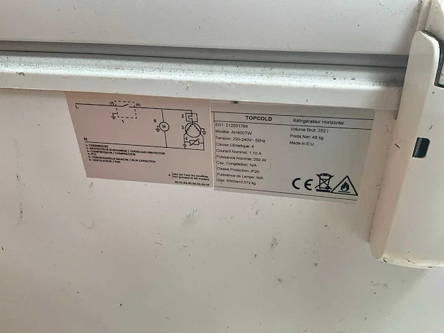 Topcold ah400tw koelkast - afbeelding 5 van  7