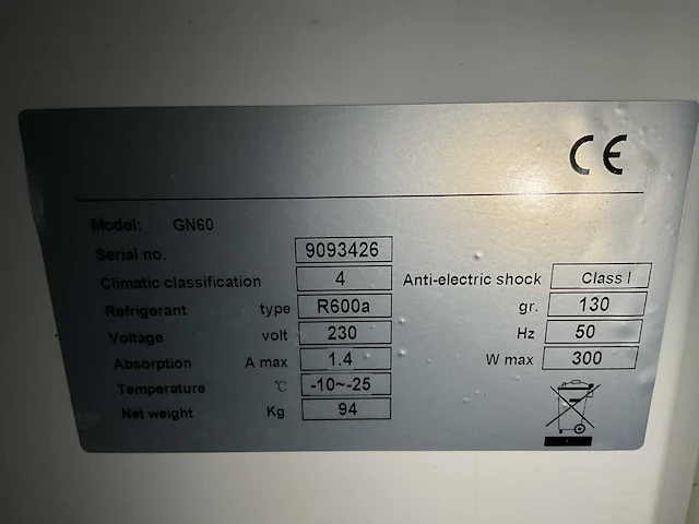 Topcold koelkast en vriezer - afbeelding 8 van  8