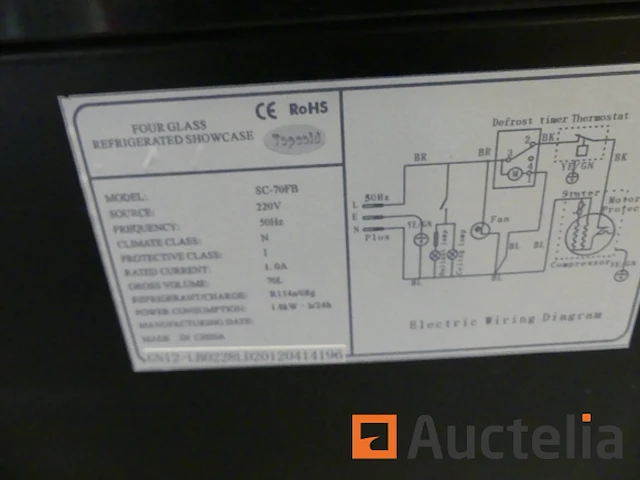 Topcold sc-70fb gekoelde vitrine - afbeelding 4 van  4