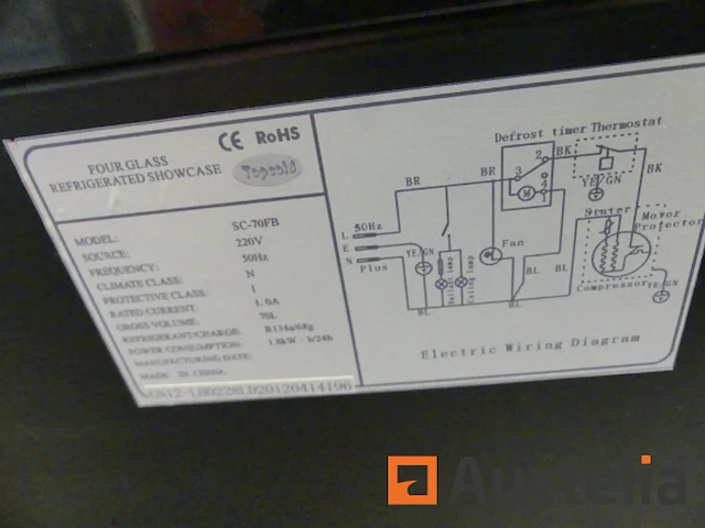 Topcold sc-70fb gekoelde vitrine - afbeelding 1 van  4