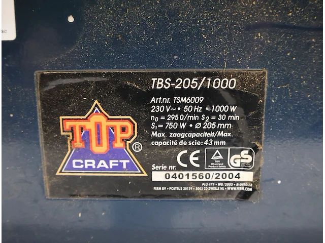 Topcraft tafelzaag - afbeelding 4 van  6