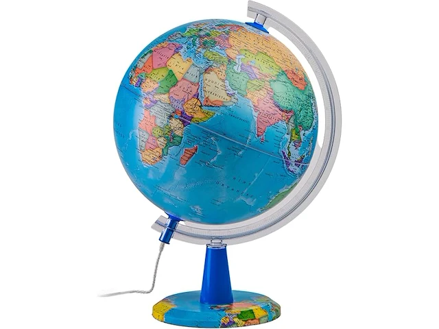 Topglobe 30cm verlichte glob - afbeelding 1 van  3