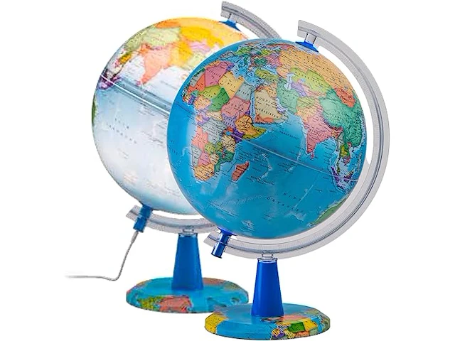 Topglobe 30cm verlichte glob - afbeelding 2 van  3