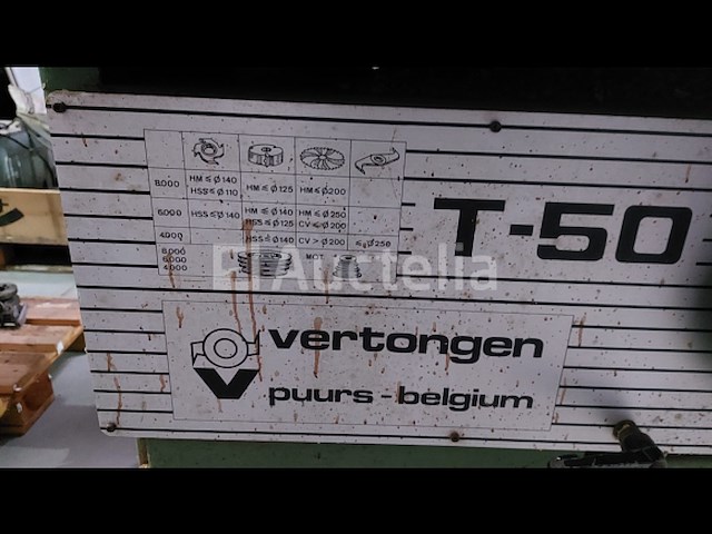 Topie/freesmachine vertongen t50 - afbeelding 4 van  12