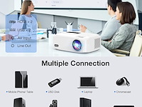 Topvision thuisbioscoopbeamer, 9500 lumen videobeamer - afbeelding 4 van  5