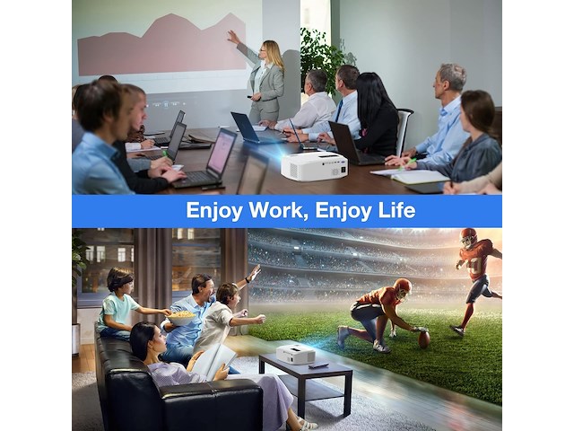 Topvision thuisbioscoopbeamer, 9500 lumen videobeamer - afbeelding 5 van  5