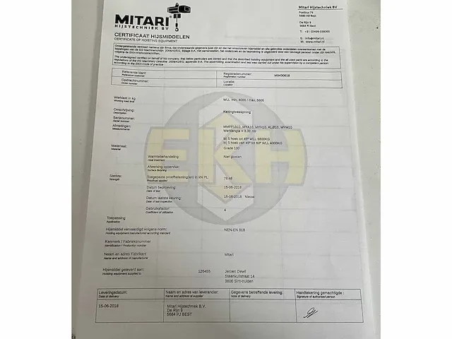 Torenkraan fm gru rb622i 2000 - afbeelding 48 van  67