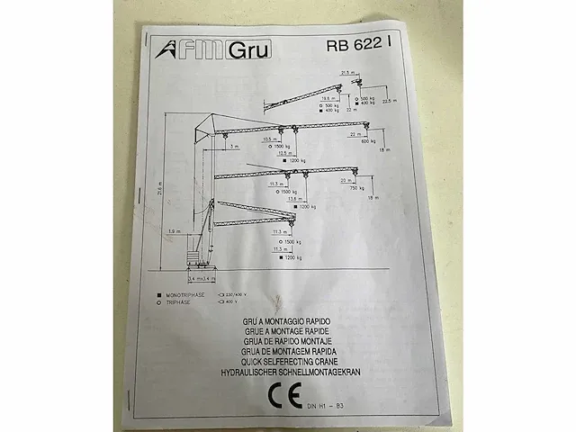 Torenkraan fm gru rb622i 2000 - afbeelding 53 van  67