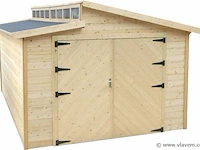 Torino garage dubbele houten deur - afbeelding 1 van  3