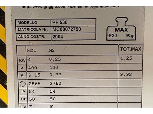 Tornado griggio vlakschaafmachine - afbeelding 5 van  10