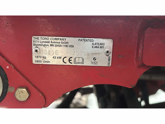 Toro - groundsmaster 4500 - 2005 - afbeelding 7 van  7