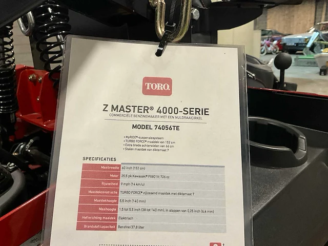 Toro - z master 4000-serie - grasmaaier - afbeelding 15 van  22