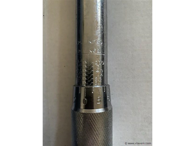 Torque momentsleutel 1/2" 28-210nm - afbeelding 3 van  7