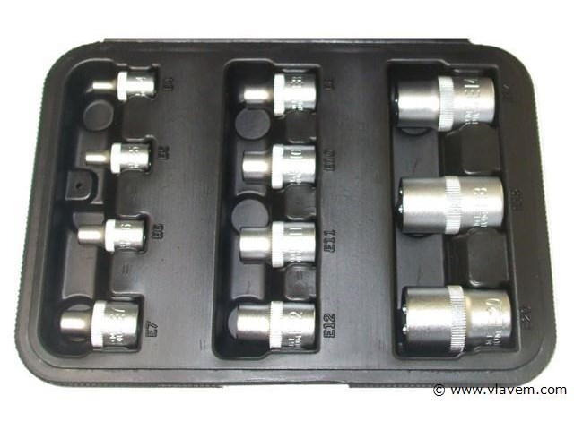 Torx doppenset 11 delig - afbeelding 1 van  1