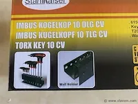 Torx set met rekje met imbus kogelkop 10 delig - afbeelding 3 van  4