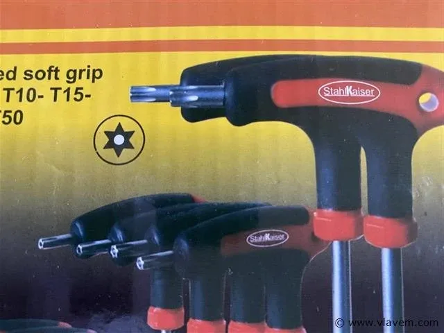 Torx set met rekje met imbus kogelkop 10 delig - afbeelding 4 van  4