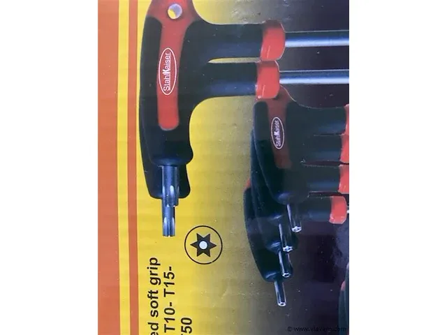 Torx set met rekje met imbus kogelkop 10 delig - afbeelding 4 van  4