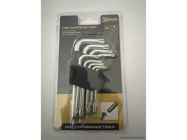 Torx sleutel set kort - afbeelding 1 van  2