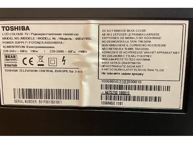 Toshiba lcd tv - afbeelding 5 van  9