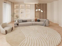 Tospass vloerkleed (120 cm) - afbeelding 1 van  4