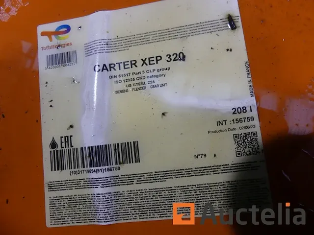 Total energies olie drum carter xep 320 - afbeelding 2 van  2