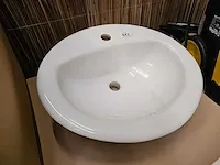 Toto porselein waskom filou 56cm wit - inbouw - afbeelding 1 van  2