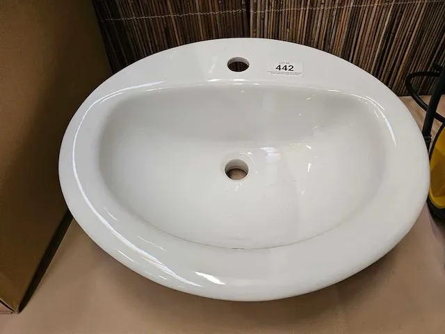 Toto porselein waskom filou 56cm wit - inbouw - afbeelding 2 van  2