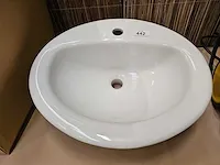 Toto porselein waskom filou 56cm wit - inbouw - afbeelding 2 van  2