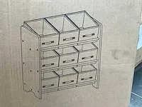 Toy storage shelf songmics gkr33wt - afbeelding 1 van  3